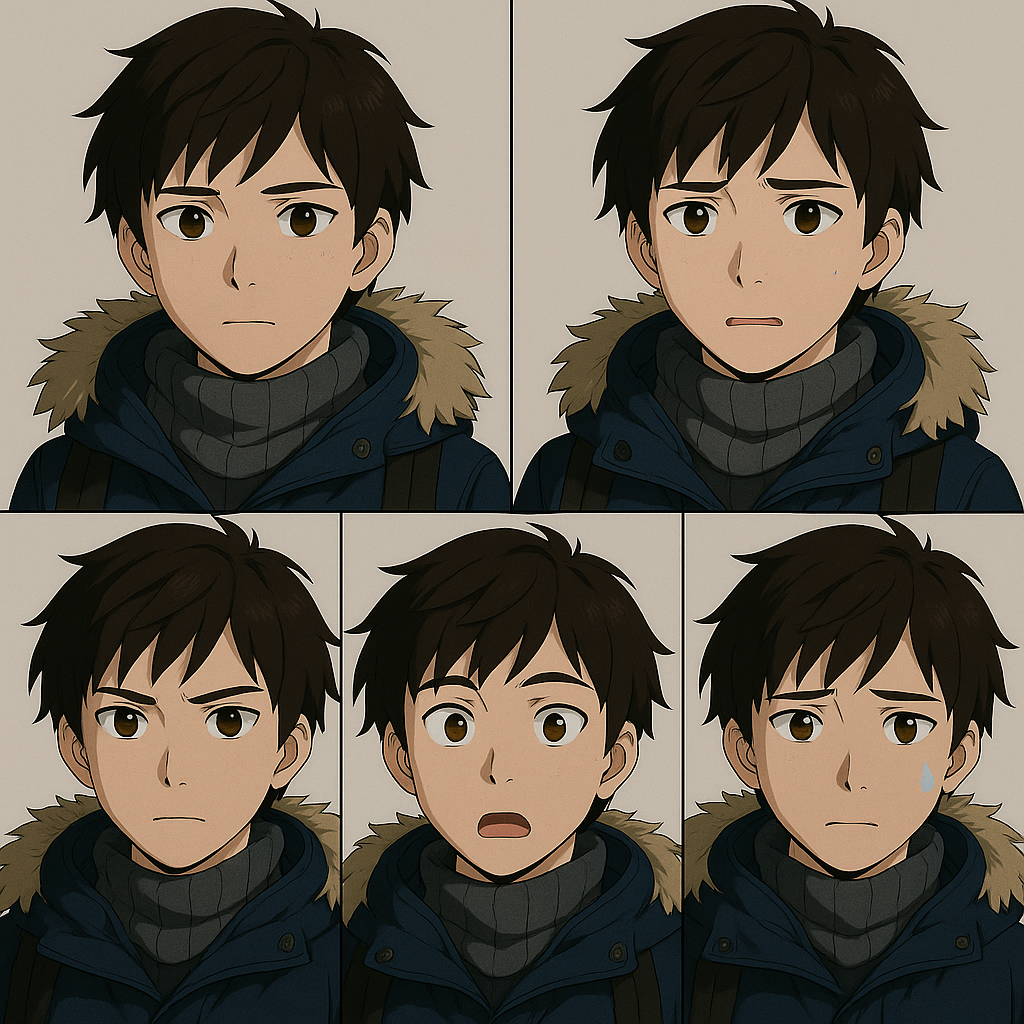 Joshin Konibi expression-sheet